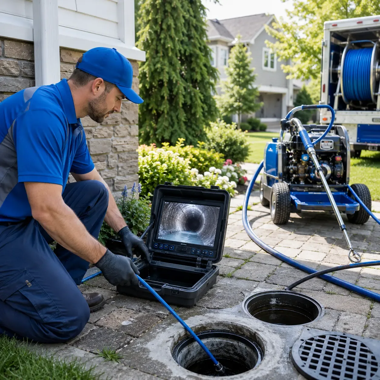 Outdoor drain cleaning professionals serving La Fayette, NY